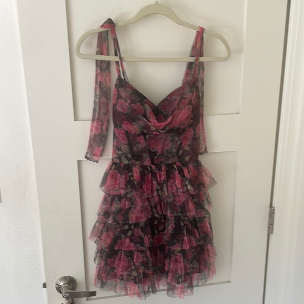 Floral Ruffle Dress